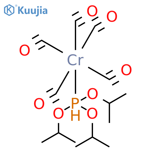 Chromium, pentacarbonyl[tris(1-methylethyl) phosphite-P]-, (OC-6-22)- (9CI) structure