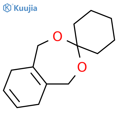 Spiro[2,4-benzodioxepin-3,1'-cyclohexane], 1,5,6,9-tetrahydro- structure