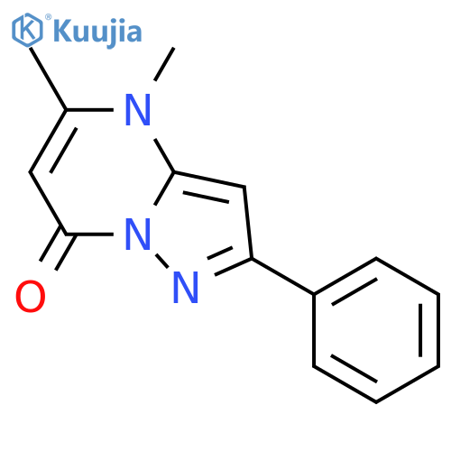 Pyrazolo[1,5-a]pyrimidin-7(4H)-one, 4,5-dimethyl-2-phenyl- structure