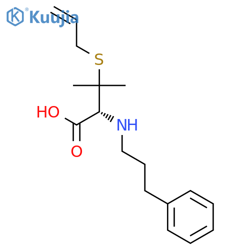 Valine, N-(3-phenylpropyl)-3-(2-propenylthio)- structure