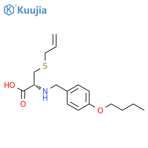 L-CYSTEINE, N-[(4-BUTOXYPHENYL)METHYL]-S-2-PROPENYL- structure
