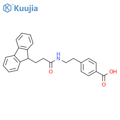 BENZOIC ACID, 4-[2-[[3-(9H-FLUOREN-9-YL)-1-OXOPROPYL]AMINO]ETHYL]- structure