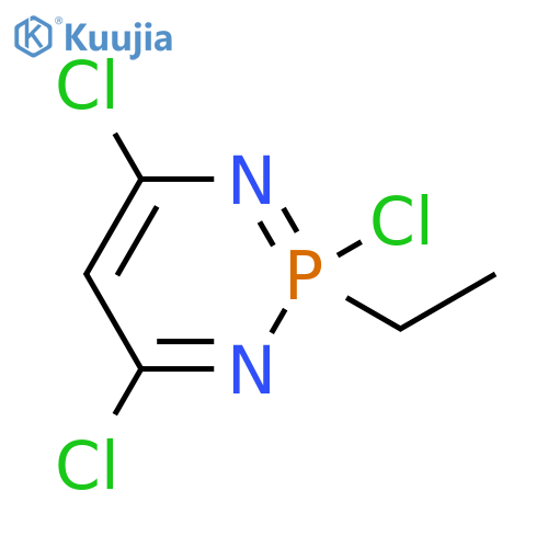 1,3,2-Diazaphosphorine, 2,4,6-trichloro-2-ethyl-2,2-dihydro- (9CI) structure