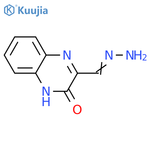 3,4-dihydro-3-oxo-2-Quinoxalinecarboxaldehyde 2-hydrazone structure