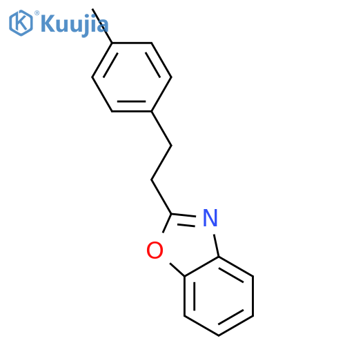 BENZOXAZOLE, 2-[2-(4-METHYLPHENYL)ETHYL]- structure