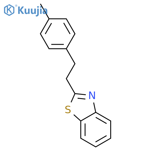 BENZOTHIAZOLE, 2-[2-(4-METHYLPHENYL)ETHYL]- structure