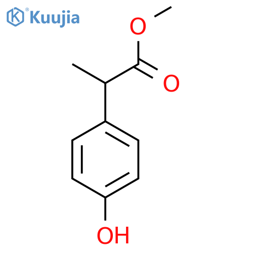 Methyl 4-Hydroxy-α-methylbenzeneacetate structure