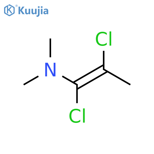 1-Propen-1-amine, 1,2-dichloro-N,N-dimethyl-, (1E)- structure