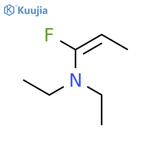 1-PROPEN-1-AMINE, N,N-DIETHYL-1-FLUORO-, (E)- structure