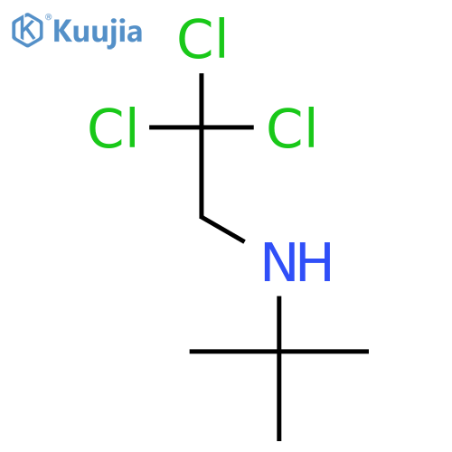 2-Propanamine, 2-methyl-N-(2,2,2-trichloroethyl)- structure