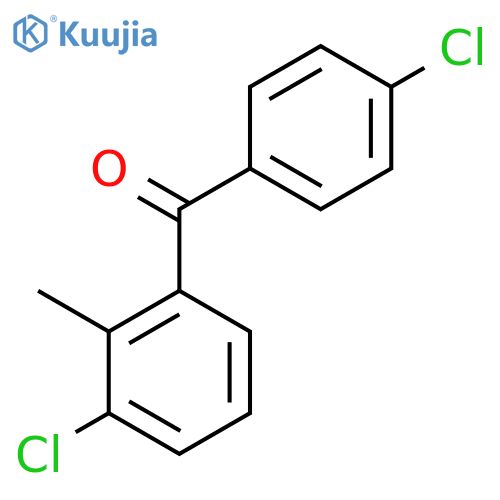 METHANONE, (3-CHLORO-2-METHYLPHENYL)(4-CHLOROPHENYL)- structure