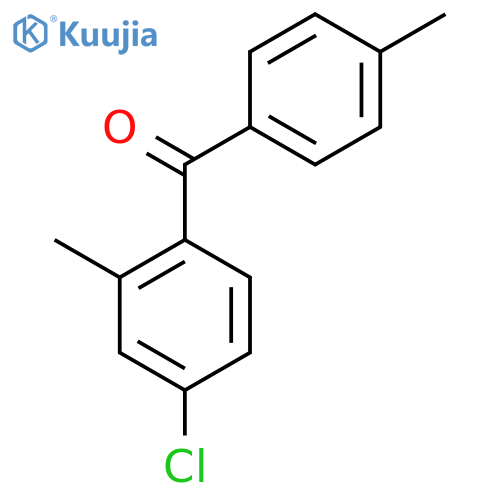 METHANONE, (4-CHLORO-2-METHYLPHENYL)(4-METHYLPHENYL)- structure