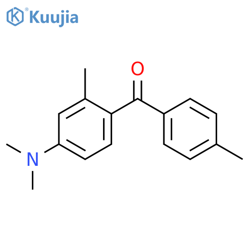 METHANONE, [4-(DIMETHYLAMINO)-2-METHYLPHENYL](4-METHYLPHENYL)- structure