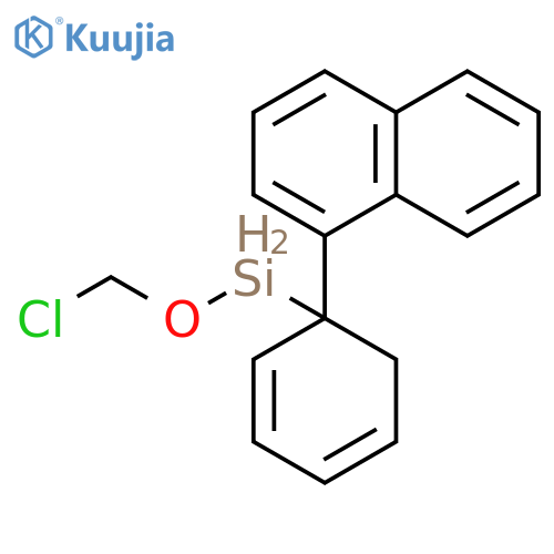 SILANE, CHLOROMETHOXY-1-NAPHTHALENYLPHENYL- structure