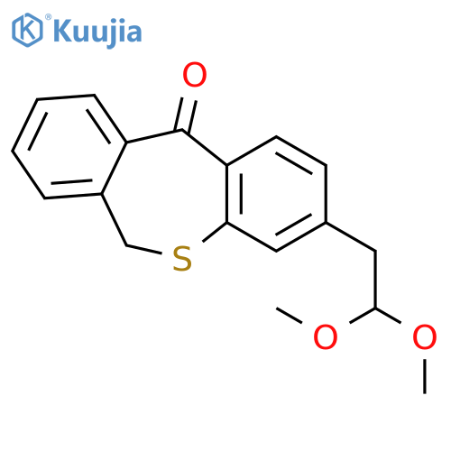 DIBENZO[B,E]THIEPIN-11(6H)-ONE, 3-(2,2-DIMETHOXYETHYL)- structure