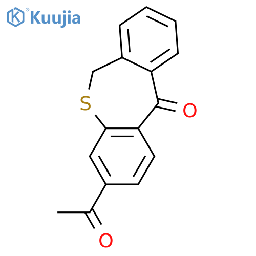 DIBENZO[B,E]THIEPIN-11(6H)-ONE, 3-ACETYL- structure