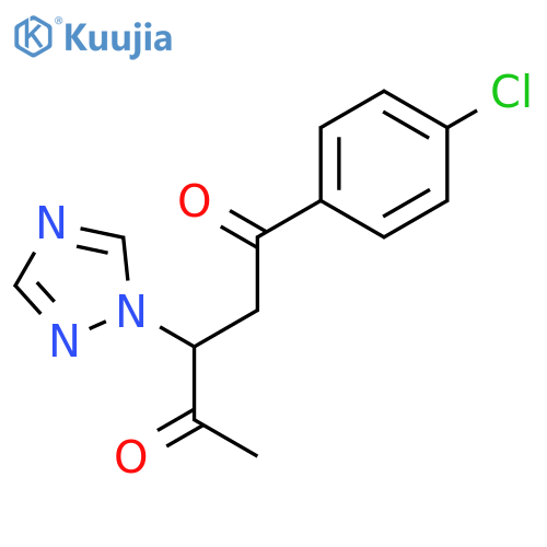 1,4-Pentanedione, 1-(4-chlorophenyl)-3-(1H-1,2,4-triazol-1-yl)- structure