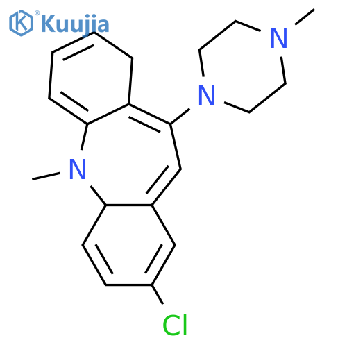 5H-DIBENZ[B,F]AZEPINE, 2-CHLORO-5-METHYL-10-(4-METHYL-1-PIPERAZINYL)- structure