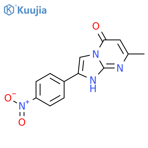 IMIDAZO[1,2-A]PYRIMIDIN-5(1H)-ONE, 7-METHYL-2-(4-NITROPHENYL)- structure