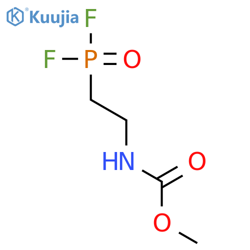 CARBAMIC ACID, [2-(DIFLUOROPHOSPHINYL)ETHYL]-, METHYL ESTER structure