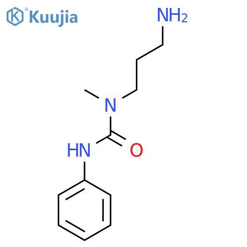 Urea, N-(3-aminopropyl)-N-methyl-N'-phenyl- structure