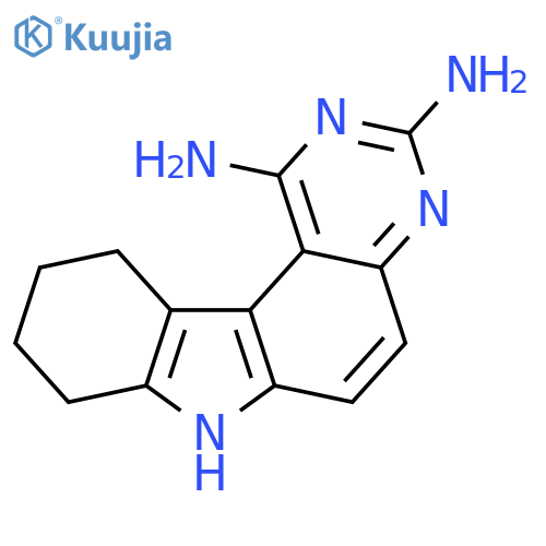 7H-Pyrimido[4,5-c]carbazole-1,3-diamine, 8,9,10,11-tetrahydro- structure