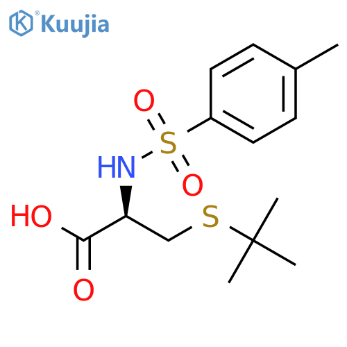 L-CYSTEINE, S-(1,1-DIMETHYLETHYL)-N-[(4-METHYLPHENYL)SULFONYL]- structure