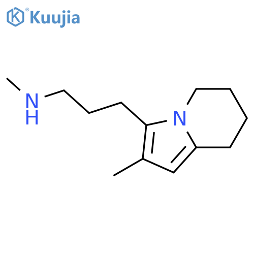 3-INDOLIZINEPROPANAMINE, 5,6,7,8-TETRAHYDRO-N,2-DIMETHYL- structure