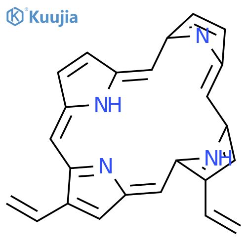 21H,23H-Porphine, 2,17-diethenyl- structure