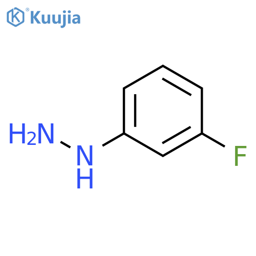 (3-FLUOROPHENYL)HYDRAZINE structure