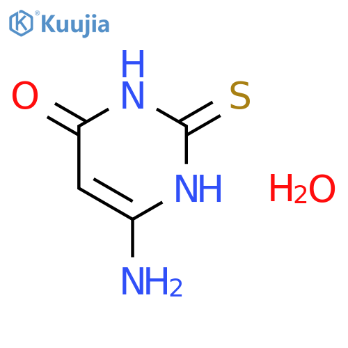 6-Amino-2-thiouracil monohydrate structure