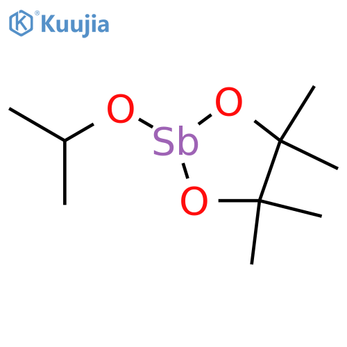 1,3,2-Dioxastibolane, 4,4,5,5-tetramethyl-2-(1-methylethoxy)- structure
