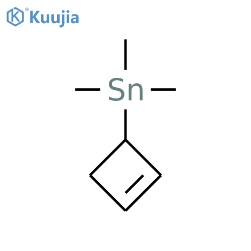 STANNANE, 2-CYCLOBUTEN-1-YLTRIMETHYL- structure