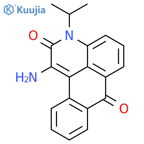 3H-Naphtho[1,2,3-de]quinoline-2,7-dione, 1-amino-3-(1-methylethyl)- structure