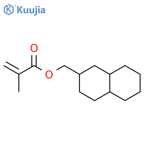 2-Propenoic acid, 2-methyl-, (decahydro-2-naphthalenyl)methyl ester structure