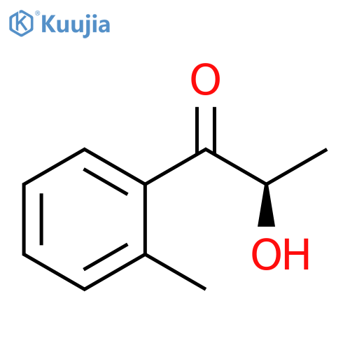 1-Propanone, 2-hydroxy-1-(2-methylphenyl)-, (2R)- structure