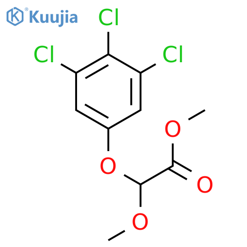 Acetic acid, methoxy(3,4,5-trichlorophenoxy)-, methyl ester structure