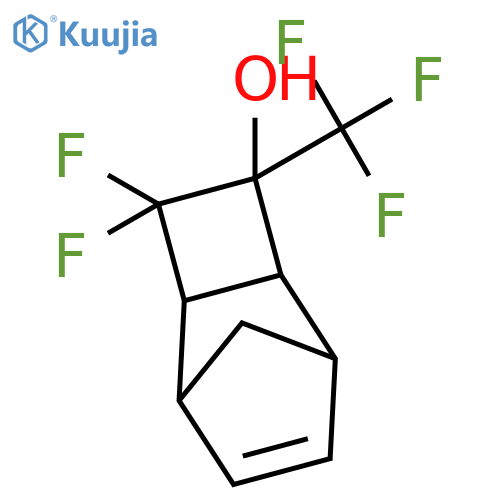 TRICYCLO[4.2.1.02,5]NON-7-EN-3-OL, 4,4-DIFLUORO-3-(TRIFLUOROMETHYL)- structure