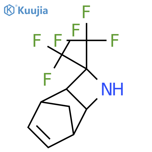 3-AZATRICYCLO[4.2.1.02,5]NON-7-ENE, 4,4-BIS(TRIFLUOROMETHYL)- structure