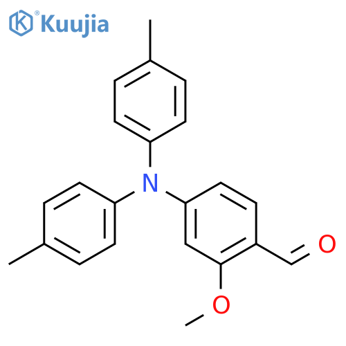 Benzaldehyde, 4-[bis(4-methylphenyl)amino]-2-methoxy- structure