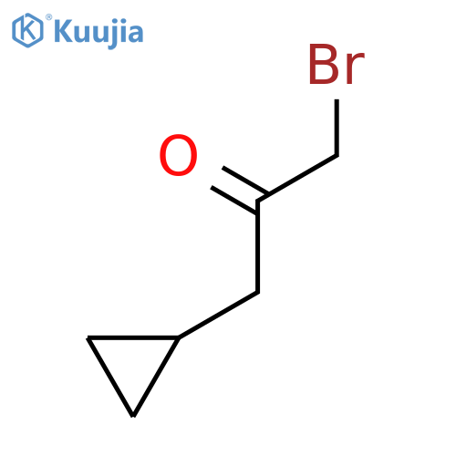 1-bromo-3-cyclopropylpropan-2-one structure