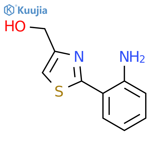 [2-(2-amino-phenyl)-thiazol-4-yl]-methanol structure