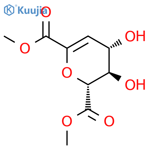 L-arabino-Hept-2-enaric acid, 2,6-anhydro-3-deoxy-, dimethyl ester structure