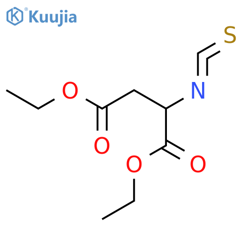Butanedioic acid, isothiocyanato-, diethyl ester, (R)- structure