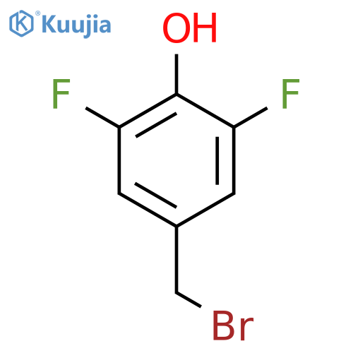 Phenol, 4-(bromomethyl)-2,6-difluoro- structure