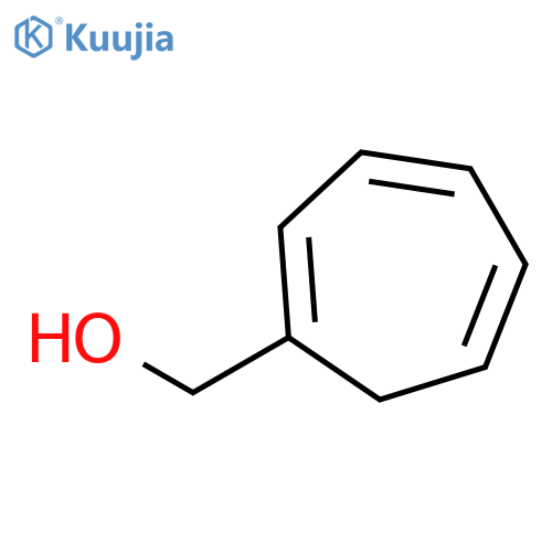 1,3,5-Cycloheptatriene-1-methanol structure