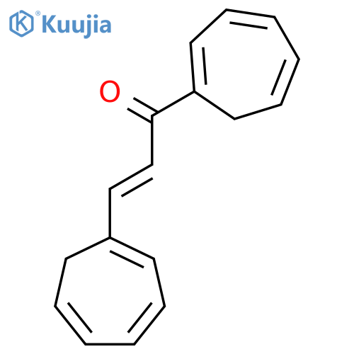 2-Propen-1-one, 1,3-di-1,3,5-cycloheptatrien-1-yl- structure