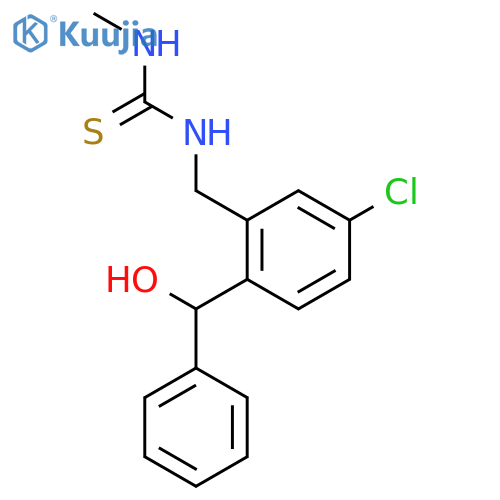 Thiourea, N-[[5-chloro-2-(hydroxyphenylmethyl)phenyl]methyl]-N'-methyl- structure