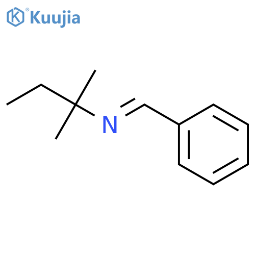 2-BUTANAMINE, 2-METHYL-N-(PHENYLMETHYLENE)- structure