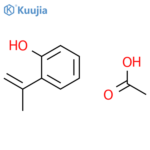 Phenol, 2-(1-methylethenyl)-, acetate structure
